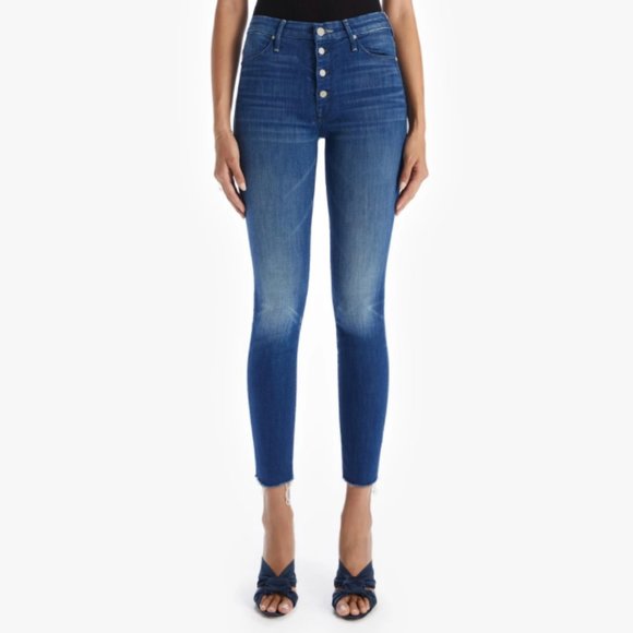 Mother Denim Pixie Ankle Fray - Picture 1 of 6